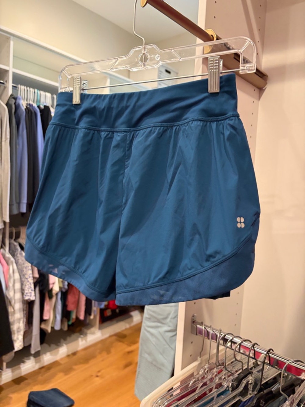 Sweaty Betty Women's Blue Athletic Running Shorts